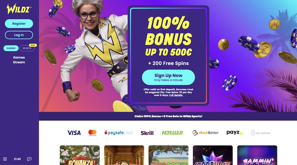wildz casino